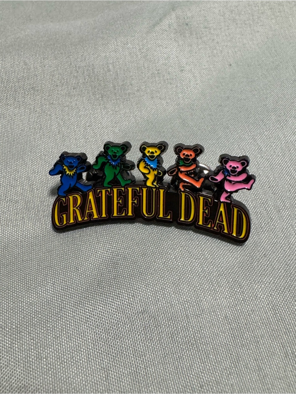 2021 Grateful Dead Multi-Colored Dancing Bears Enamel Pin